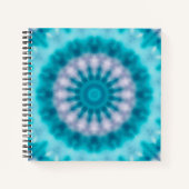 Sky blue kaleidoscoop notitieboek (Voorkant)