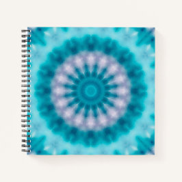 Sky blue kaleidoscoop notitieboek