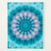 Sky blue kaleidoscoop planner (Achterkant)