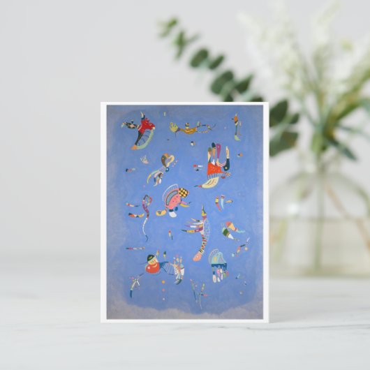 Sky blue, Kandinsky 1940 Briefkaart (Staand voorkant)