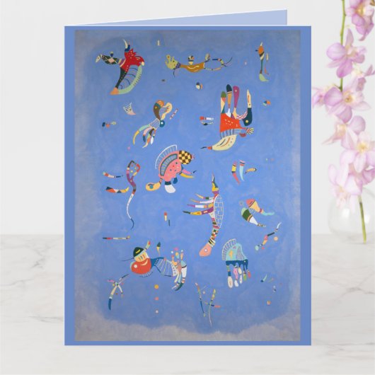 Sky blue, Kandinsky 1940 Kaart (Orchidee)