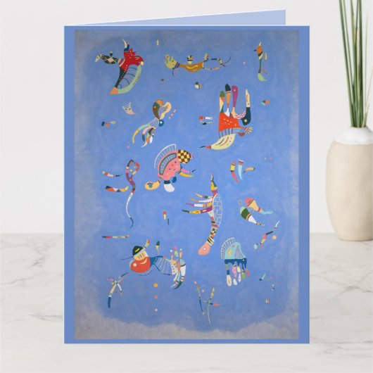 Sky blue, Kandinsky 1940 Kaart (Voorkant)