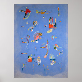 Sky blue, Kandinsky 1940 Poster