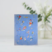Sky Blue | Kandinsky | Briefkaart (Staand voorkant)