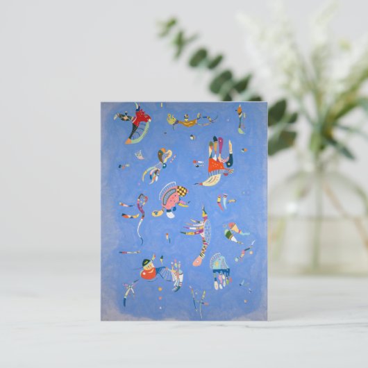 Sky Blue | Kandinsky | Briefkaart (Staand voorkant)