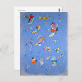 Sky Blue | Kandinsky | Briefkaart (Voorkant / Achterkant)