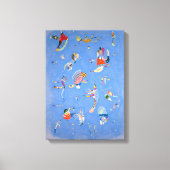 Sky Blue | Kandinsky | Canvas Afdruk (Voorkant)