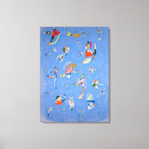 Sky Blue   Kandinsky   Canvas Afdruk