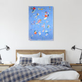 Sky Blue | Kandinsky | Canvas Afdruk (Insitu (Slaapkamer))