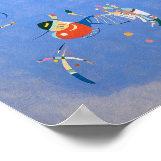 Sky Blue | Kandinsky | Poster (Hoek)