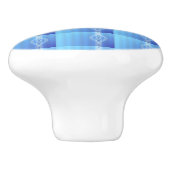 Sky Blue Keramische Knop (Zijkant)