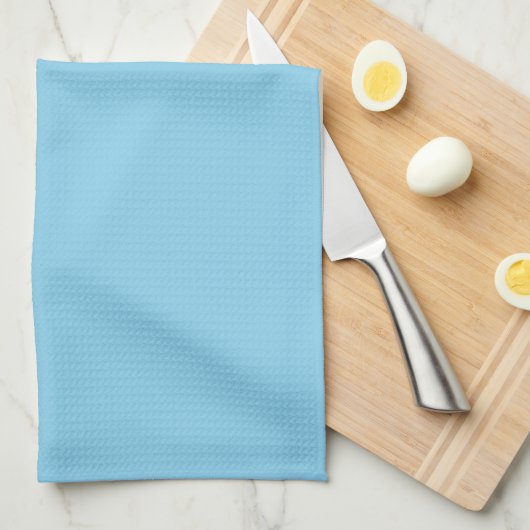 Sky Blue Keuken Handdoek voor Tijdloze Stijl (Quarter Fold)