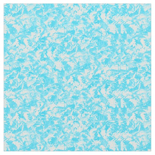 Sky Blue Lettuce Cotton Stof (Close Up)
