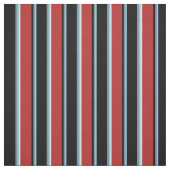 Sky Blue, Light Slate Grey, Black, Red, Mint Cream Stof (Swatch)