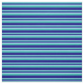 Sky Blue, Light Zee Green en Blue Colour Pattern Stof (Swatch)