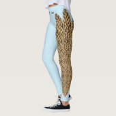 Sky Blue Maine State Pine Cone Leggings (Links)