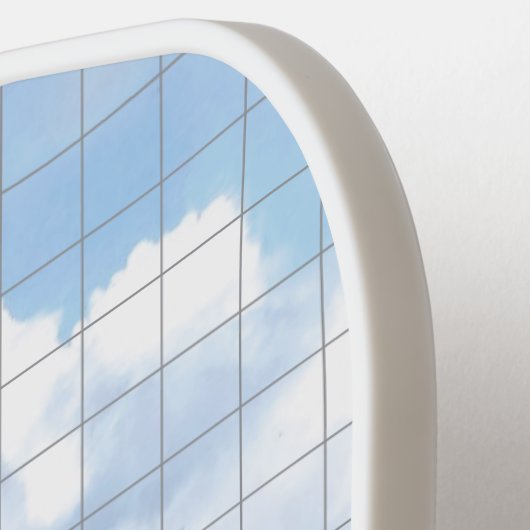 Sky Blue met de naam Pickleball Paddle (Links Detail)