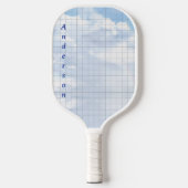 Sky Blue met de naam Pickleball Paddle (Voorkant)