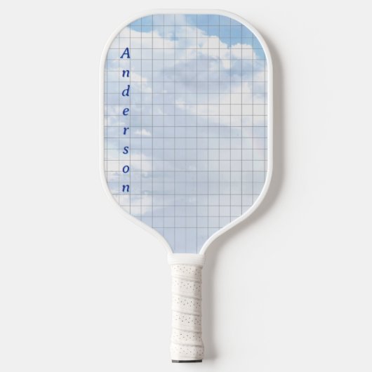 Sky Blue met de naam Pickleball Paddle (Voorkant)