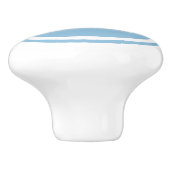 Sky Blue Monogram Gepersonaliseerde Ladeknop Keramische Knop (Zijkant)