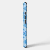 Sky Blue Moroccan Damask Case-Mate iPhone Case (Achterkant / Links)