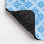 Sky Blue Moroccan Damask Muismat (Hoek)