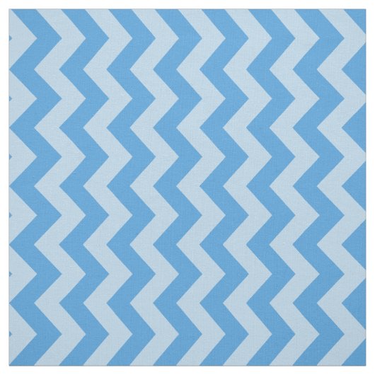 Sky Blue Moroccan Moods Chevrons Stof (Swatch)