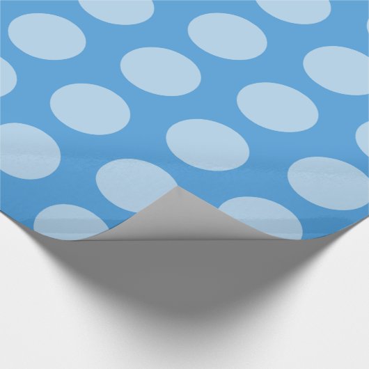 Sky Blue Moroccan Moods Stippen Cadeaupapier (Hoek)