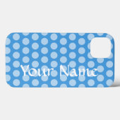 Sky Blue Moroccan Moods Stippen Case-Mate iPhone Case (Achterkant (horizontaal))