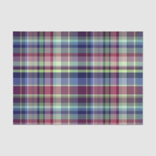 Sky Blue Navy Burgundy Pistach Preppy Madras Pset Tissuepapier