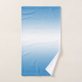 Sky Blue Ombre Gradient Color Bath-handdoekset Bad Handdoek (Handdoek)