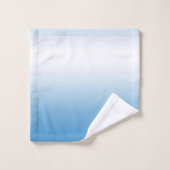 Sky Blue Ombre Gradient Color Bath-handdoekset Bad Handdoek (Wasdoekje)