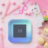 Sky Blue Paper-Bord Papieren Bordje (Feest)