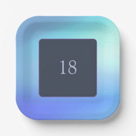 Sky Blue Paper-Bord Papieren Bordje