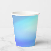 Sky Blue Paper Cup Papieren Bekers (Voorkant)