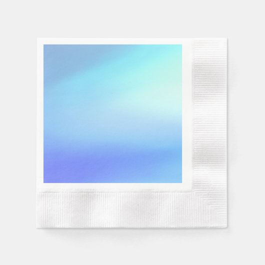 Sky Blue Paper Napkin Servet (Voorkant)