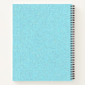 Sky Blue Pattern-notitieboek Notitieboek (Achterkant)