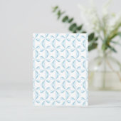 Sky Blue Pinwheels Briefkaart (Staand voorkant)