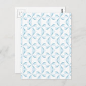 Sky Blue Pinwheels Briefkaart (Voorkant / Achterkant)