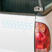Sky Blue Pinwheels Bumpersticker (Op Truck)
