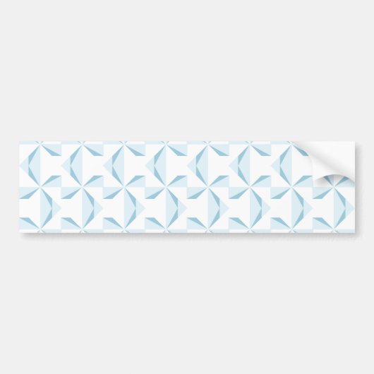 Sky Blue Pinwheels Bumpersticker (Voorkant)