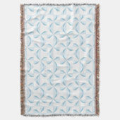 Sky Blue Pinwheels Deken (Voorkant Verticaal)