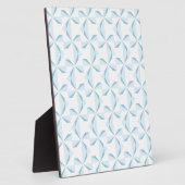 Sky Blue Pinwheels Fotoplaat (Zijkant)