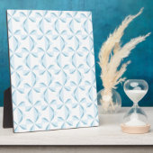 Sky Blue Pinwheels Fotoplaat (Zijkant)