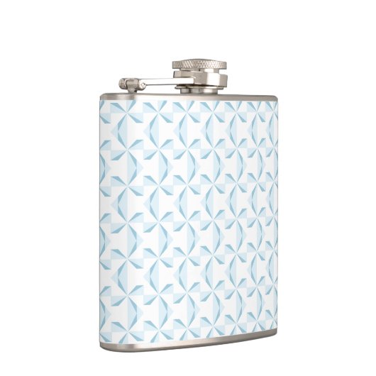 Sky Blue Pinwheels Heupfles (Rechts)