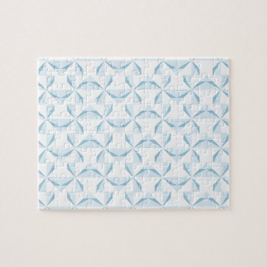 Sky Blue Pinwheels Legpuzzel (Horizontaal)