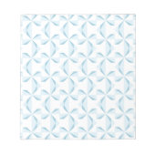 Sky Blue Pinwheels Notitieblok (Voorkant)