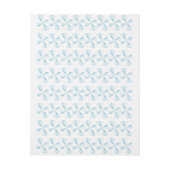 Sky Blue Pinwheels Omwikkelbaar Adreslabel (Vel)