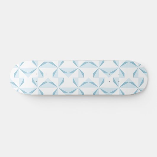 Sky Blue Pinwheels Persoonlijk Skateboard (Horizontaal)