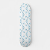 Sky Blue Pinwheels Persoonlijk Skateboard (Voorkant)
